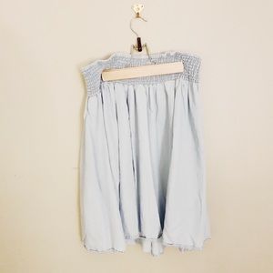torrid chambray smocked skirt 🧩
